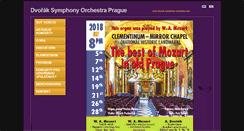 Desktop Screenshot of dvorak-symphony-orchestra.com