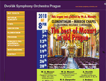 Tablet Screenshot of dvorak-symphony-orchestra.com